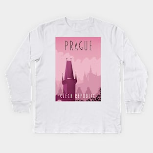 Prague Czech Republic, Kids Long Sleeve T-Shirt